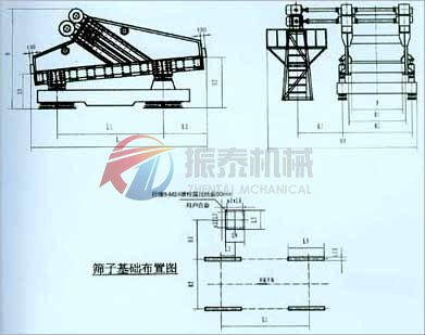 熱礦篩外形簡圖